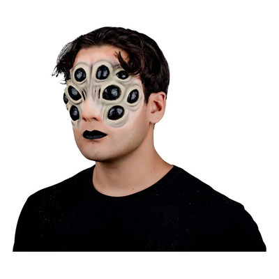 Maquillaje Prostetico Cara De Reptiliano Multiples Ojos