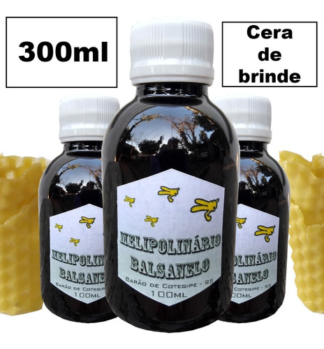 Atrativo Abelhas Sem Ferrão Jatai E Outras 300ml + 30g Cera