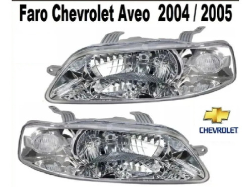 Faro Chevrolet Aveo Izquierdo Derecho 2004 2005 Foto 3