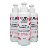 Combo X3 Crema De Peinar Rulos Aceites Florales Tan Natural