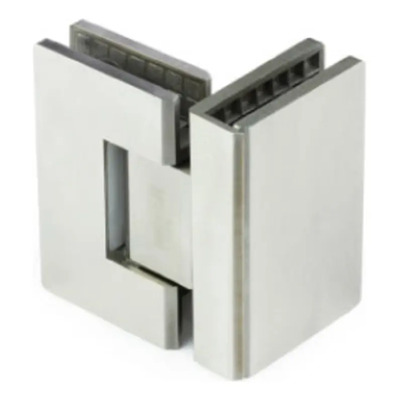 Bisagra Vidrio A Vidrio 90° Aceroinoxidable Cancel De Baño | Meses sin interés