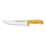 Cuchillo Carnicero 3 Claveles 20 Cms Amarillo Nsf