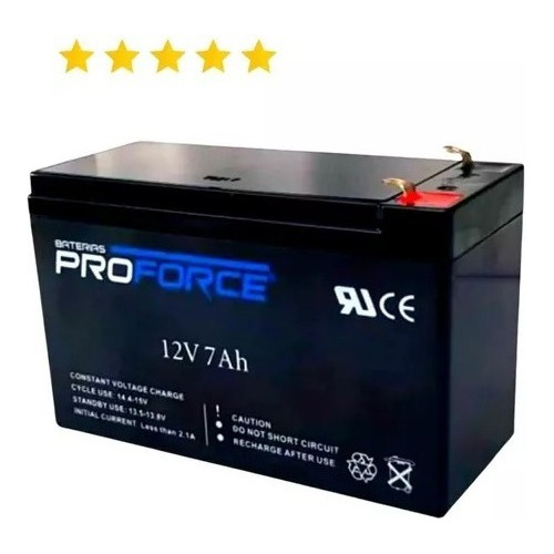 Bateria 12v 7ah Selada Central Alarme Cerca Elétrica Force