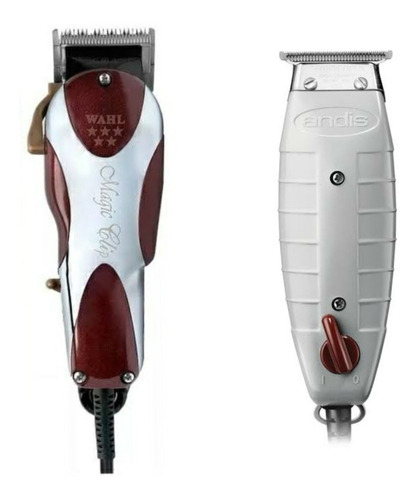 Combo Wahl Andis Magic Clip V9000 Trimmer T Outliner 