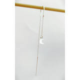 Aros Plata 925 Colgante Cadena 7cm Aprox - Cindyrella