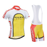 Uniforme Ciclismo Yowamushi Jersey Short Bib Bici Ruta Mtb