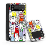 Funda Resistente Para Samsung Z Flip 3 Cute Cats