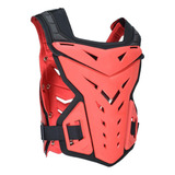 Chaleco Antibalas For Motocross Con Protector Rojo