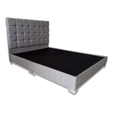 Base Cama + Espaldar Chocolatina Queen 160x190 + Envió Btá