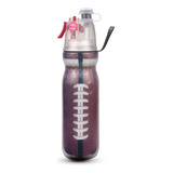 Botellas De Agua Sports Squeeze Rugby, 2 En 1 Para Rociar Y