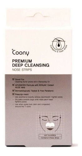 Coony Premium Nose Strips Deep Cleansing 6u