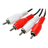 Cable 2 Rca A 2 Rca De 3 Mts (rojo Y Blanco) Vte Lopez