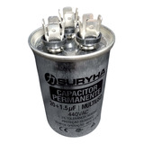 Capacitor 20+1.5uf 440v Permanente Duplo Suryha 80151.131