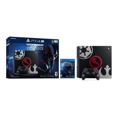 Ps4 Pro 1tb Star Wars Battlefront 2 Limited Edition Bundle - Bueno (Reacondicionado) | MercadoLibre