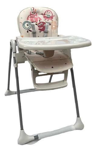 Comedor Reclinable Altura Graduable Doble Bandeja Para Bebe 