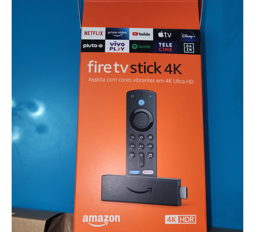 Amazon Fire Tv Stick 4k 8gb Preto Com 1.5gb De Memória Ram