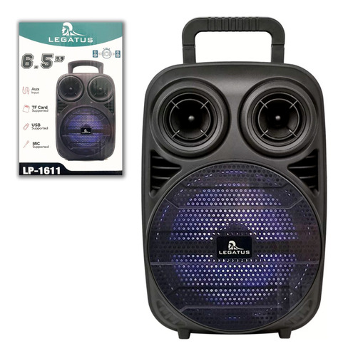 Parlante Bluetooth Legatus Lp-636 Karaoke Portátil 6,5