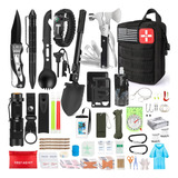 Kit Supervivencia+235 Piezas+bolsa+actvi Al Aire Libre-negro