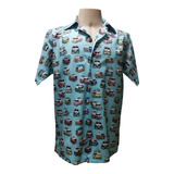 Camisa Masculina Hawaiana ´´kombi 0149´´(verifique Medidas)