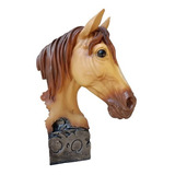 Caballo Decorativo Figura Corcel Cabeza Trofeo Resina