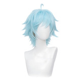 Peluca Para Cosplay Genshin Impact Chongyun De Anime Wigs