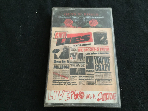 Guns N Roses Lies Poison Cassette