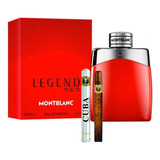 Mont Blanc Legend Red 100ml Original+perfume Cuba 35ml