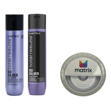 Shampoo Matizador Silver Matrix Profesional + Enjuague 300ml