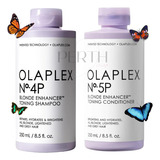 Kit Olaplex Para Rubios Shampoo 4 P Y Acondicionador 5 P 