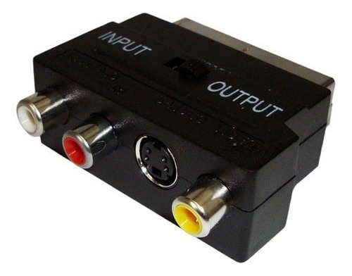 Euroconector/scart A Rca Audio Video In/out Manual Switch