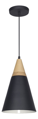 Lámpara Colgante Nórdica Moderna Detalles Madera C10