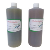 Solución Nutritiva Hidropónica  Liquida Y 30 Canastillas
