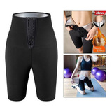 Pantalones Deportivos Plateados Sweat Body Shaper Gym Wear.