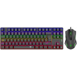 Kit Gamer Teclado Mouse T-dagger Advance Force T-tgs005-rd