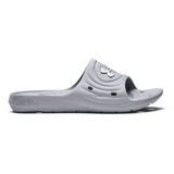 Ua M Locker Iv Sl Sandalias Gris De Hombre Para Natacion