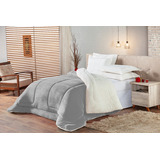 Coberdrom Edredom King Size Sherpa E Mantinha Soft Plush