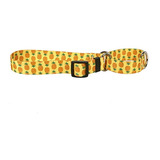 Collar De Perro Amarillo Para Perro Con Diseño De Piña