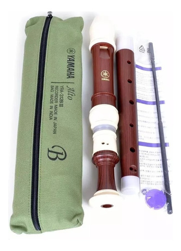 Flauta Doce Yamaha Contralto Barroca Yra312biii