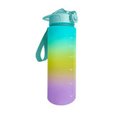 Botella Motivacional 1 L Con Sorbete/ Correa Y Stickers 