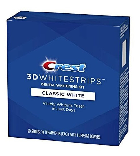 Crest 3d Whitestrips - Kit De Blanqueamiento Dental Blanco C