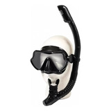 Kit Buceo Mascara Snorkel Profesional Ajustable Full Visión