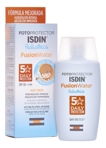 Fotoprotector Fusion Water Pediatrico Spf 50+ Isdin X 50 Ml