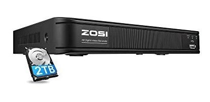 Dvr Zosi H.265+ 5mp Lite 8 Ch 2tb Hdd - Acceso Remoto,