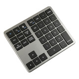 Teclado Numérico Inalámbrico, Teclado Plata Y Gris