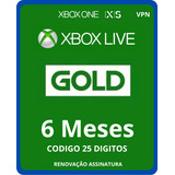Xbox Live Gold 6 Meses - Xbox One - Series Xs - Pc