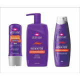 Kit Aussie Smooth Shampoo + Cond E Mascara 3 Minutos