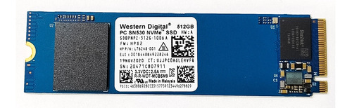 Disco Solido Ssd 512gb Wester Digital Pc Sn530 Nvme M.2 2280