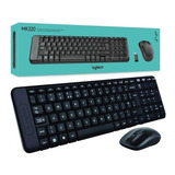 Kit Teclado Y Mouse Inalambrico Logitech Mk220 En Español