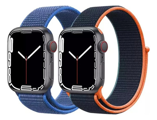  Correa Pulso De Nylon Para Apple Watch Series 7-6-5-4-3-2-1