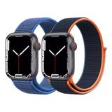  Correa Pulso De Nylon Para Apple Watch Series 7-6-5-4-3-2-1